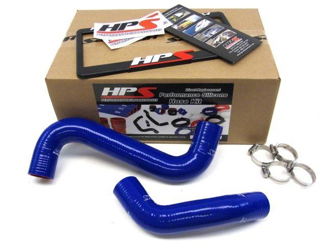HPS Blue Reinforced Silicone Radiator Hose Kit Coolant Subaru 01-07 WRX / STI (view 1)