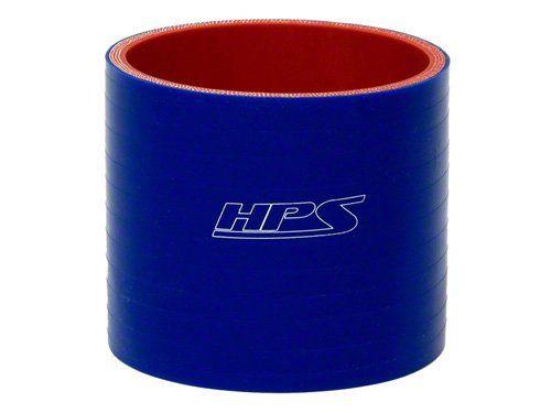 HPS 2-3/8" ID, 4" Length, Silicone Straight Coupler Hose, High Temp 4-ply Reinforced, 60mm ID, Blue (view 1)