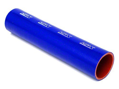 HPS 3/4" ID, 1 Foot Length, Silicone Straight Coupler Tube Hose, High Temp 4-ply Reinforced, Blue, 19mm ID (view 1)