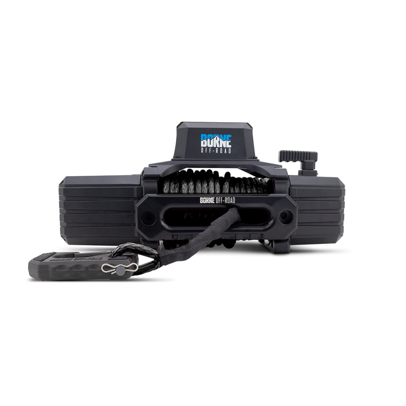 Borne Off-Road 10K Winch - Black Synthetic Rope BNWN-10-SBK