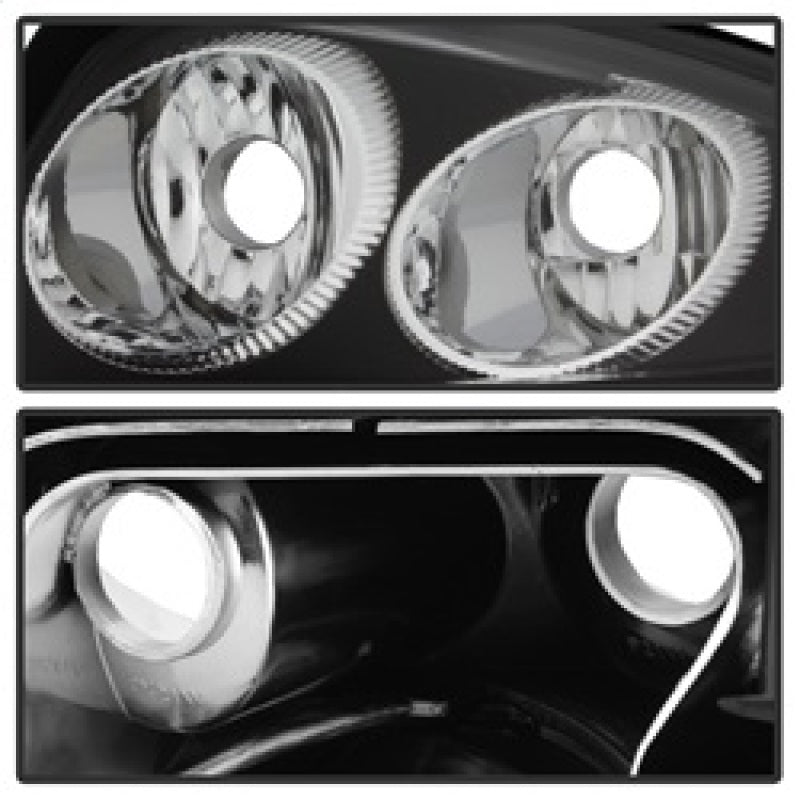 Spyder 02-05 Audi A4 (Excl Convertible/Wagon) Euro Style Tail Lights - Black (ALT-YD-AA402-BK) 5000002