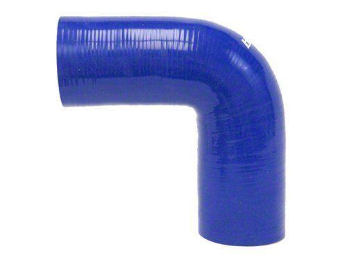HPS 1/2" (13mm) 4-ply 90 Degree Silicone Elbow Coupler Blue (view 1)