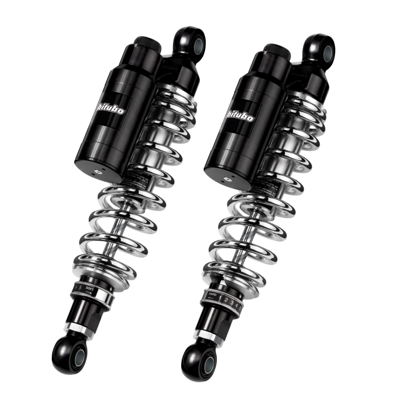 Bitubo Suspension Bitubo WMT1 Twinshocks Adj.: Spring Preload, Reb., Comp., Length 351mm, Piggyback Tank,  Dk Edition T0030WMT12V2