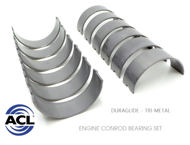 ACL 1962-1998 Ford Prod V8 255/289/302 .01mm Oversized Trimetal Rod Bearing Set 8B634P-01