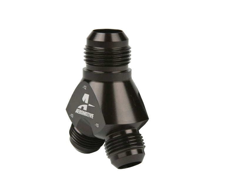 Aeromotive Y-Block, -12 to (2)-10 (view 1)