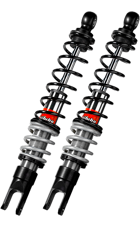 Bitubo Suspension Bitubo YGB0 Twinshocks Front Adjustable: Spring Preload, Black Spring SC151YGB02