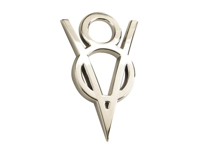 Ford Performance Parts Ford Racing Chrome V8 Badge (view 3)