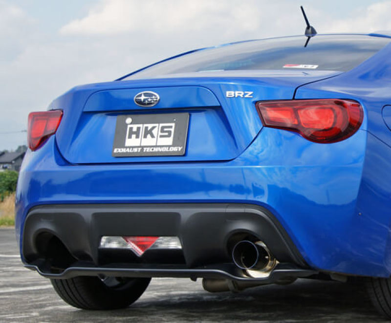 HKS Hi-Power Racing Single Exit Exhaust for FR-S BRZ (view 1)