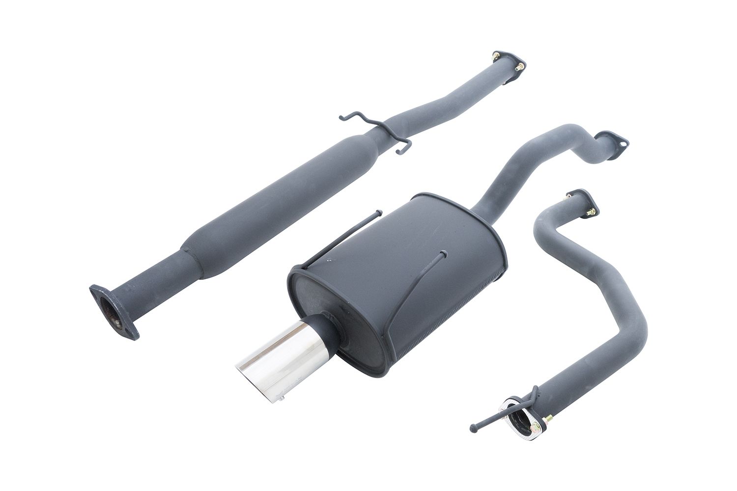 Megan Racing Cat Back Exhaust System 2.5" Pipe Black for Honda Civic 1992-2000 2-Door, 4-Door, Hatchback - MR-CBS-HC92-OEB (view 1)