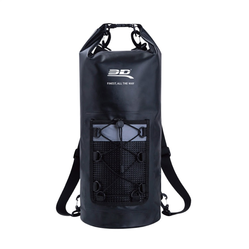 3D MAXpider Roll-Top Dry Bag Backpack - Black 6117-09
