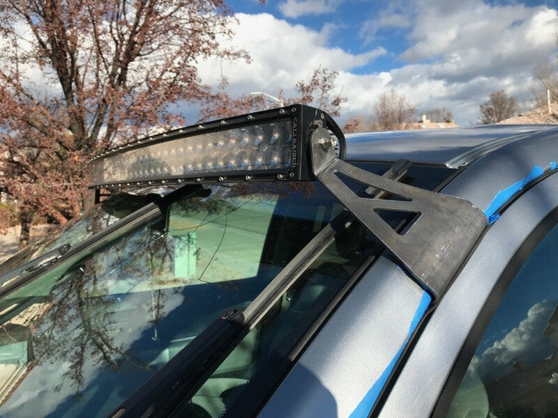 Cali Raised LED Cali Raised 2007-2021 Toyota Tundra 52 Curved Led Light Bar Roof Brackets Kit - W/5D Optic Osram CR2549