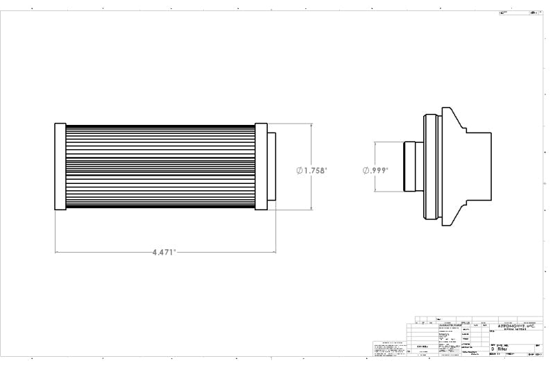 Aeromotive Pro-Series 10 Micron, ORB-12 Fuel Filter (view 14)