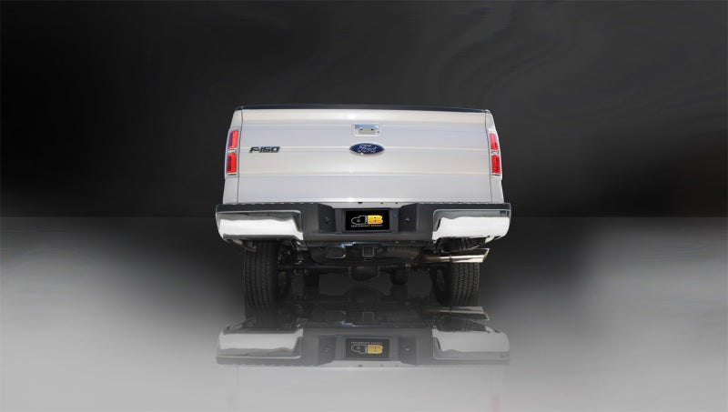 Corsa Performance 11-13 Ford F-150 EcoBoost 3.5L V6 Polished Sport Cat-Back Exhaust (view 3)