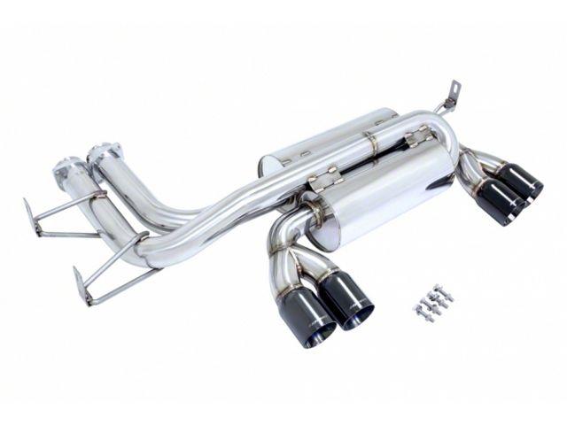 Megan Racing Axle Back Exhaust for 2001-2006 BMW M3 - T-304 Stainless, Dual Tip (view 1)