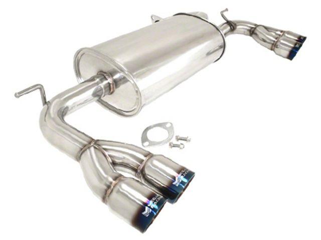 Megan Racing Axle-Back Exhaust for 2010-2012 Genesis Coupe 4/6 Cyl 2.5" Inlet Quad 3" (view 1)