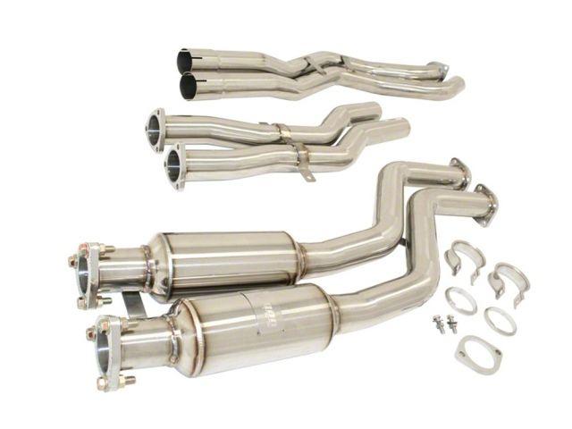 Megan Racing Mid Pipe for BMW E46 M3 2001-2006 - T-304 Stainless Steel MIDPIPE-BE46M3 (view 1)