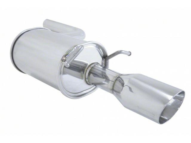 Megan Racing Axle Back Exhaust for 2012-2014 Mercedes Benz C250 4DR – T-304 Stainless, Mirror Finish (view 1)