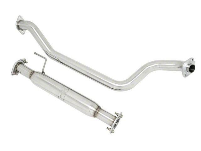 Megan Racing Mid Pipe for Nissan Sentra SER SPEC V 2002-2006 2.5L 100% Stainless Steel, 2.5" Outlet, 2.25" Inlet - MIDPIPE-SENTRA02 (view 1)
