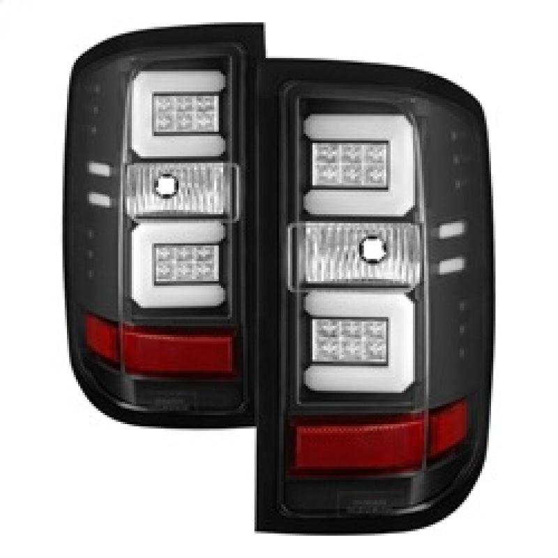 Spyder Chevy Silverado 2016-2017 Light Bar LED Tail Lights - Black ALT-YD-CS16-LED-BK 5083722