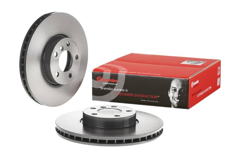 Brembo 332x32mm T1 RH Zinc Plated Gold PISTA Replacement Disc 906527