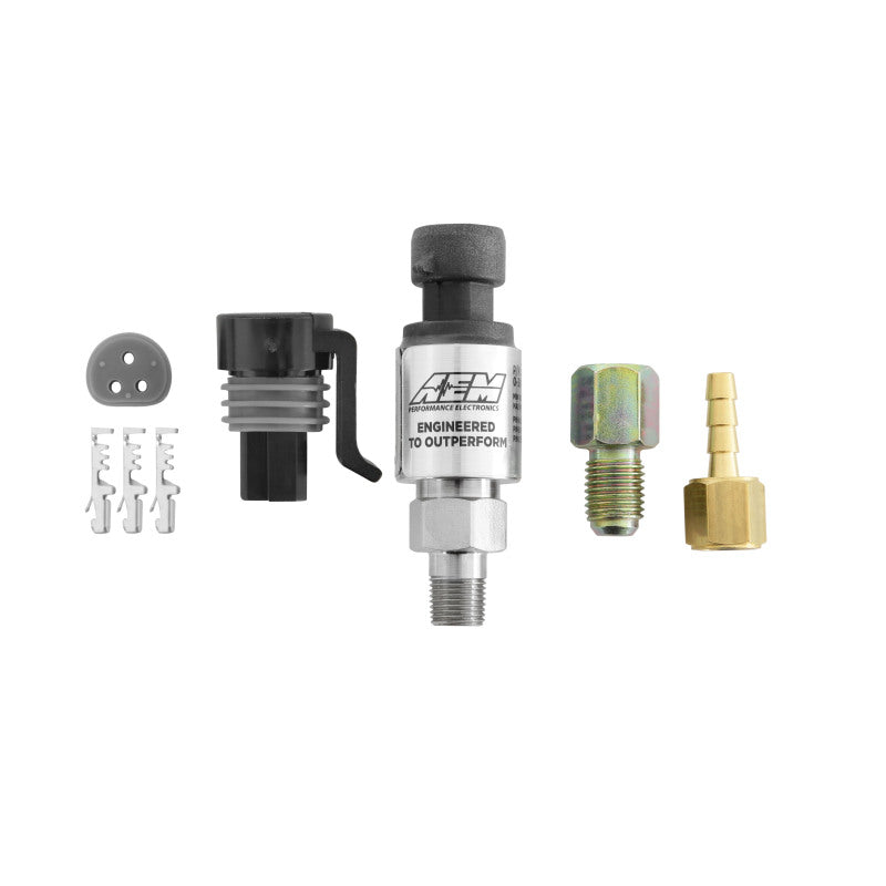 AEM Electronics 15 PSIa or 1 Bar Stainless Sensor Kit (view 2)