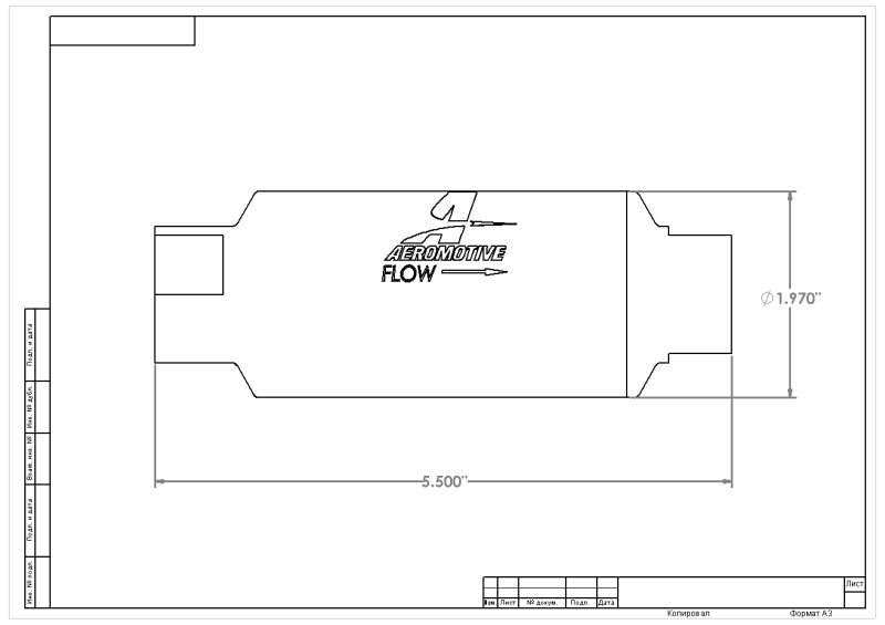 Aeromotive 100 Micron, ORB-10 Black Fuel Filter (view 21)