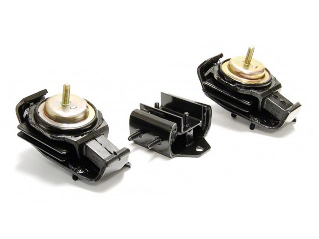 Megan Racing Engine Mounts - Reinforced for 1989-1998 Nissan 240SX S13/S14 Hard Rubber (3 pcs) MRS-NS-1740 (view 1)