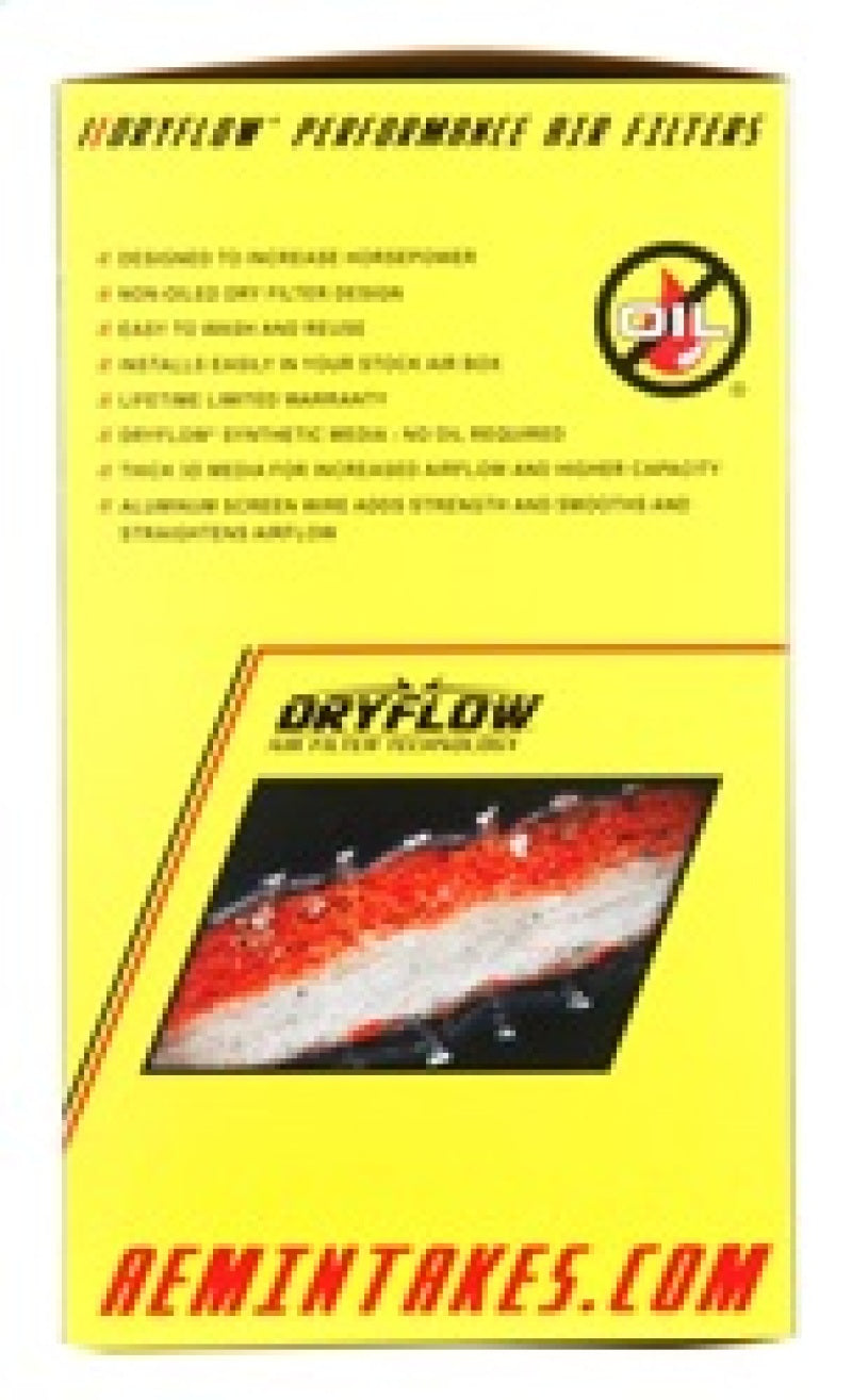 AEM Induction AEM DryFlow Air Filter AIR FILTER KIT 3.25in X 7in DRYFLOW 21-2113DK
