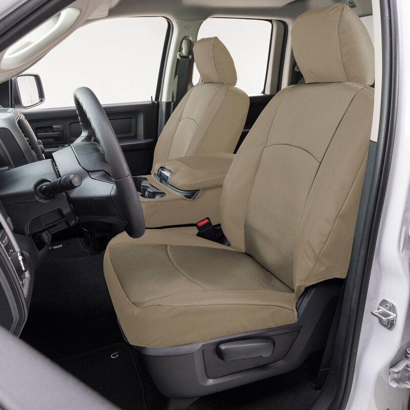 Covercraft 21-25 F150 XL Regular Cab Endura PrecisionFit Custom Front Row Seat Covers - Tan/Tan GTF4433ABENTT