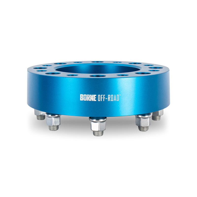 Borne Off-Road Wheel Spacers 8x180 124.1 50 M14 Blue BNWS-009-500BL