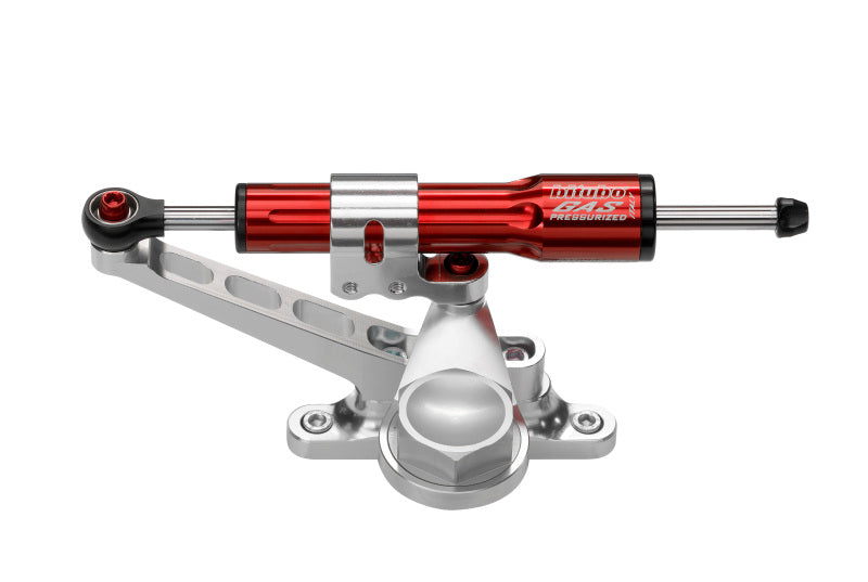 Bitubo Suspension Bitubo KITT Steering Damper Kit For Over Tank Mounting With Red Shock Absorber KIT180A1