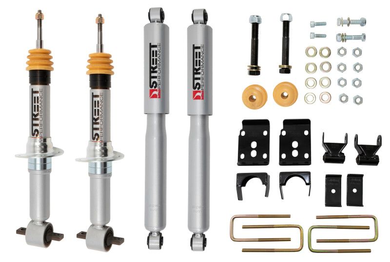 Belltech 2015+ Ford F-150 1-3in Front 5in Rear Lower Kit with SP Shocks (view 2)
