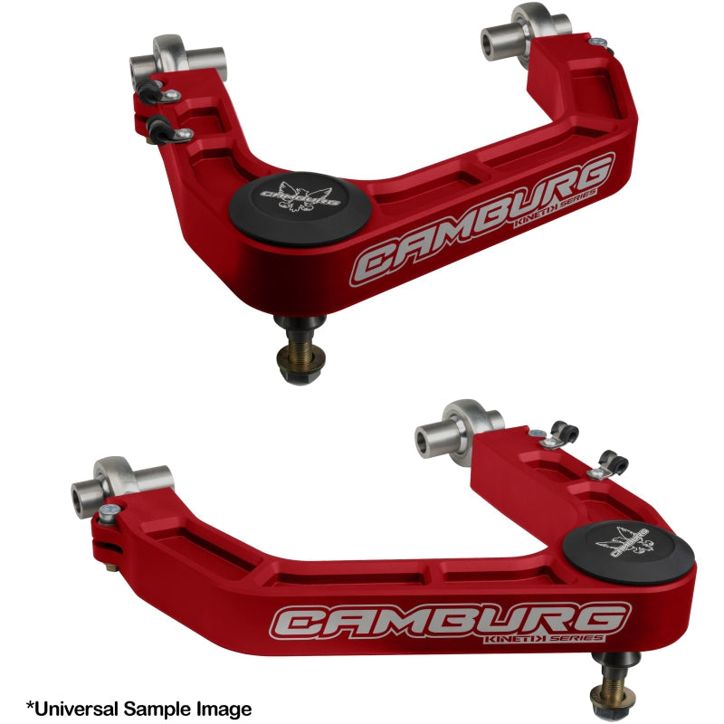 Camburg 04-20 Ford F-150 2WD/4WD KINETIK V2 Performance Billet Uniball Upper Arms - Red CAM-110230-RED