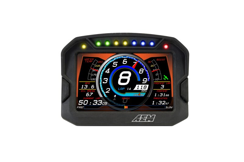 AEM CD-5G Carbon Digital Dash Display w/ Interal 10Hz GPS & Antenna 30-5602