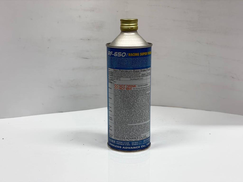 Endless RF‑650 Racing Brake Fluid 500 mL - 613°F Dry Boiling Point, Motorsport Grade RF650 (view 14)