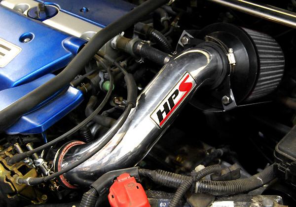 HPS Shortram Air Intake Kit 2002-2006 Acura RSX Base 2.0L, Includes Heat Shield, Polish