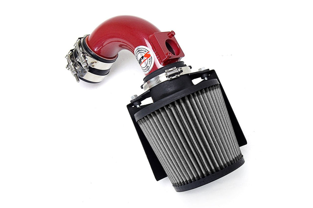HPS Shortram Air Intake Kit 2003-2009 Mazda Mazda3 2.0L 2.3L Non Turbo, Includes Heat Shield, Red