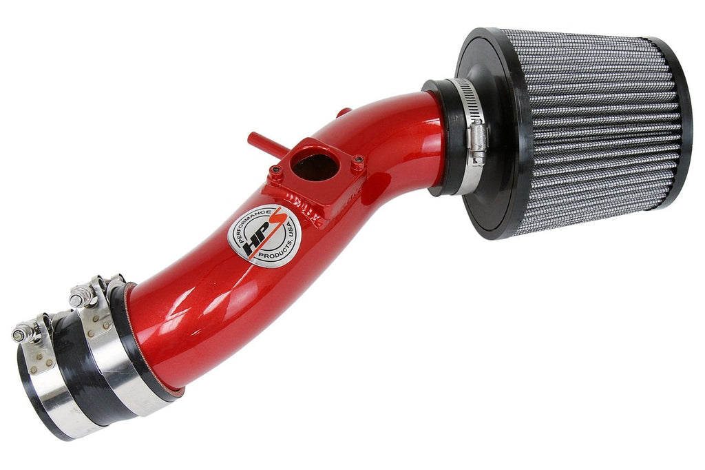 HPS Shortram Air Intake Kit 2003-2004 Toyota Matrix XR 1.8L, Red