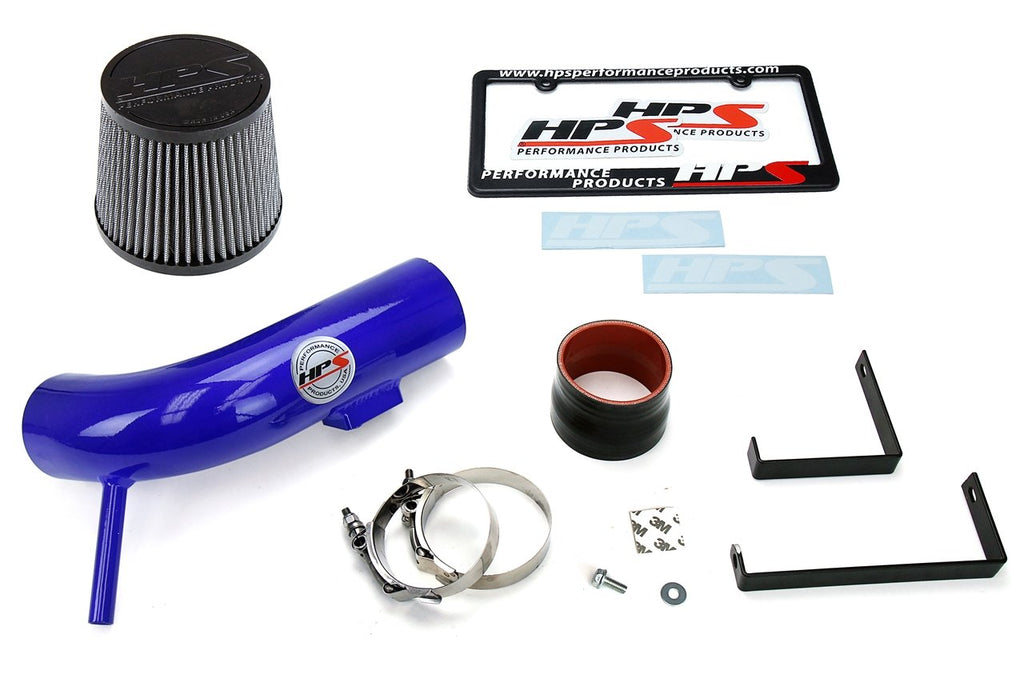 HPS Shortram Air Intake Kit 2013-2017 Nissan Altima Sedan 2.5L, Blue