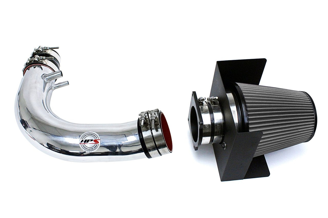 HPS Performance HPS Shortram Air Intake Kit 1997-1999 Ford F250 4.6L 5.4L V8, Includes Heat Shield, 827-540
