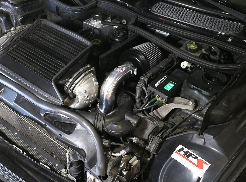 HPS Shortram Air Intake Kit 2006 Mini Cooper S 1.6L Supercharged with Manual Trans., Includes Heat Shield, Red