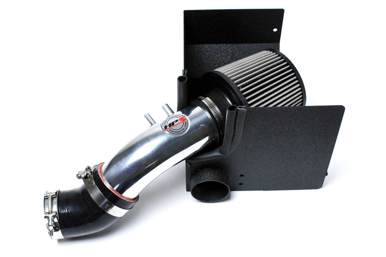 HPS Performance Products HPS Shortram Air Intake Kit 2013 Kia Forte5 2.0L, Includes Heat Shield, Polish