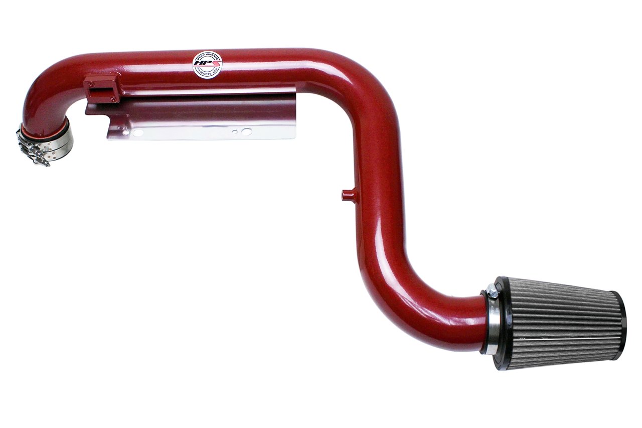 HPS Shortram Air Intake Kit 2006-2008 Volkswagen EOS 2.0T Turbo FSI Manual Trans., Includes Heat Shield, Red