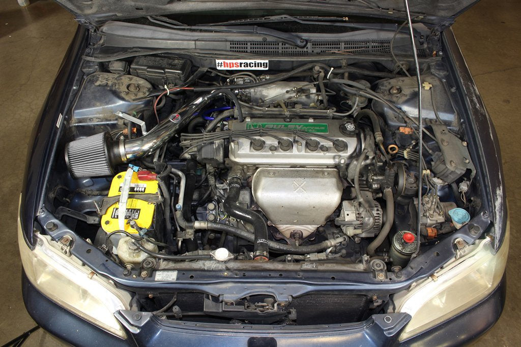 HPS Shortram Air Intake Kit 1998-2002 Honda Accord 2.3L DX EX LX VP SE, Red