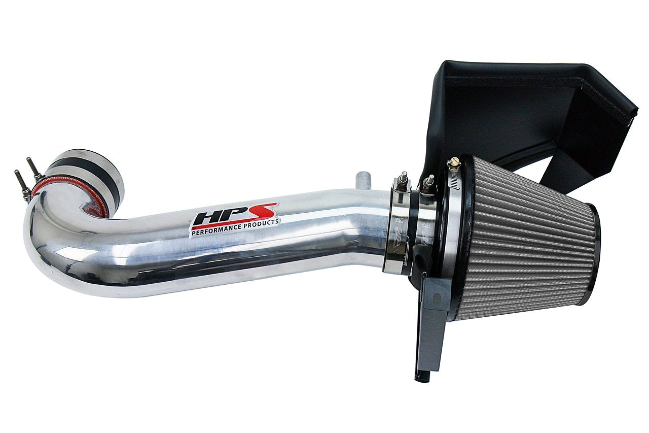 HPS Shortram Air Intake Kit 2011-2017 Dodge Charger 5.7L V8 except Shaker Hood, Includes Heat Shield, 827-600