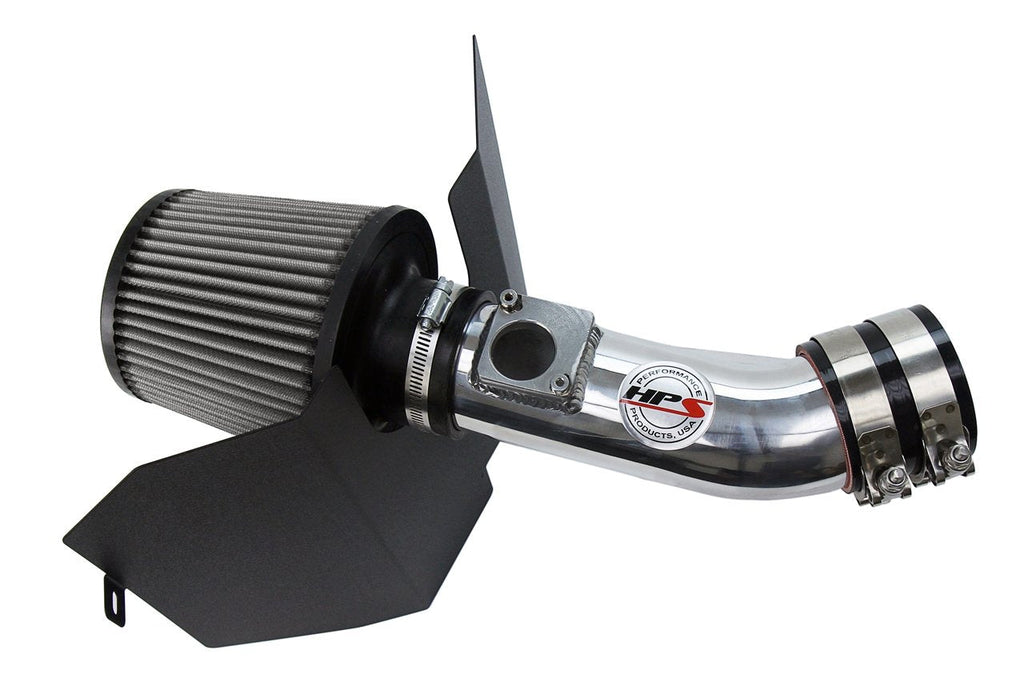 HPS Performance HPS Shortram Air Intake Kit 2004-2007 Subaru WRX STi 2.5L Turbo, Includes Heat Shield, 827-606