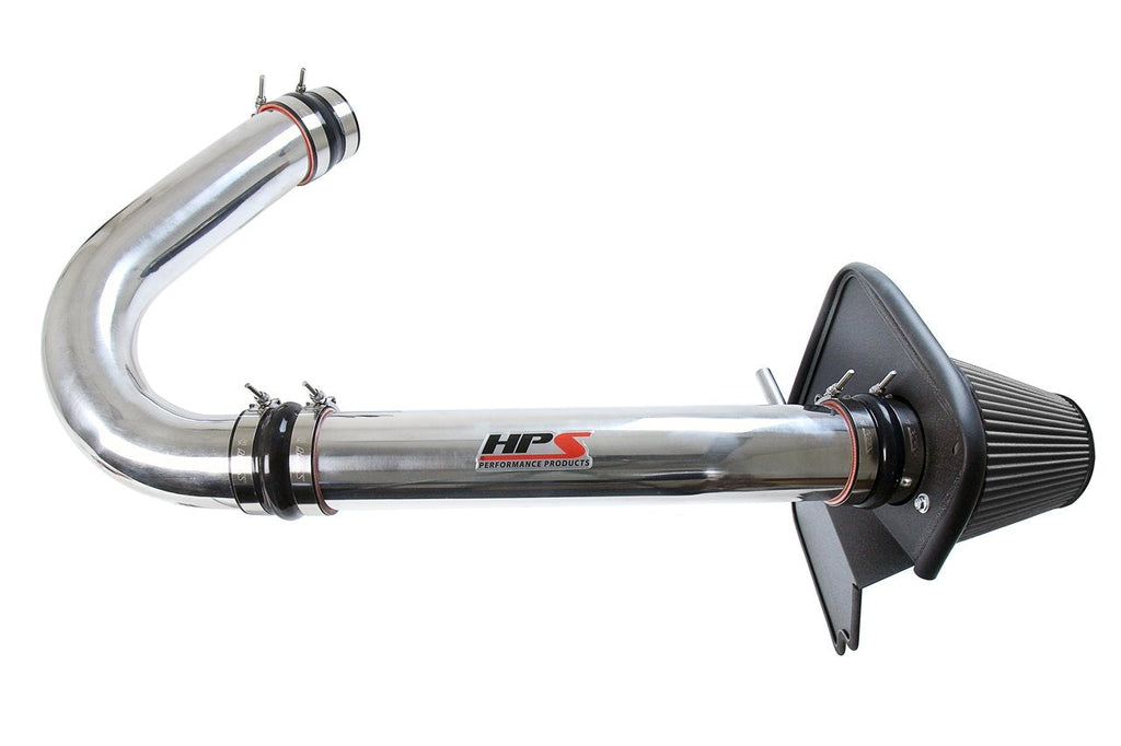 HPS Shortram Air Intake Kit 2011-2018 Dodge Challenger 3.6L V6, Includes Heat Shield, Polish