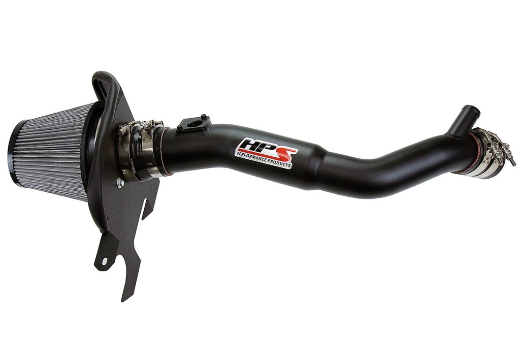 HPS Shortram Air Intake Kit 2016-2017 Lexus IS200t 2.0L Turbo, Includes Heat Shield, Black