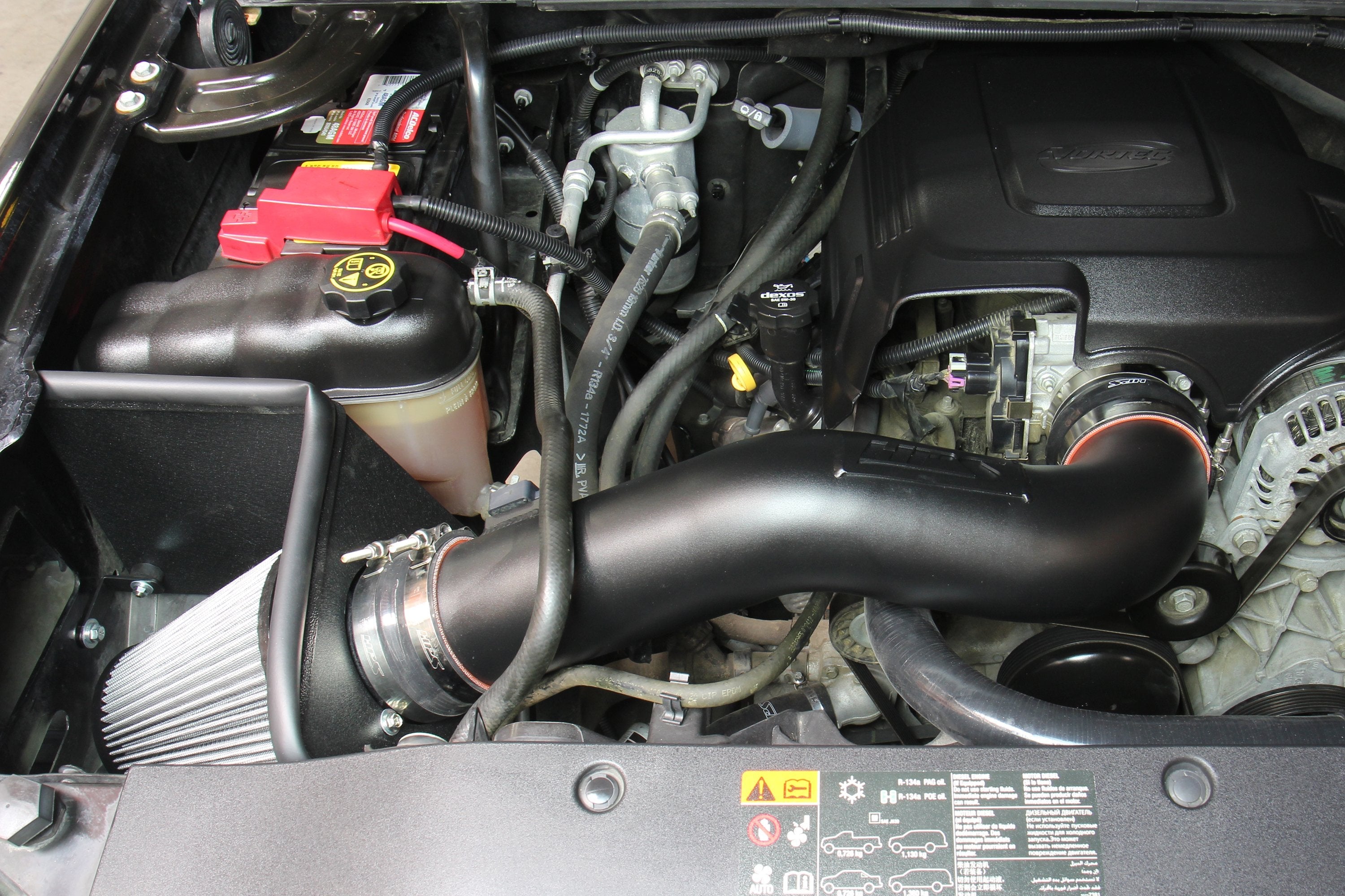 HPS Performance HPS Shortram Air Intake Kit 2009-2014 GMC Yukon 4.8L 5.3L 6.2L V8, Includes Heat Shield, Polish