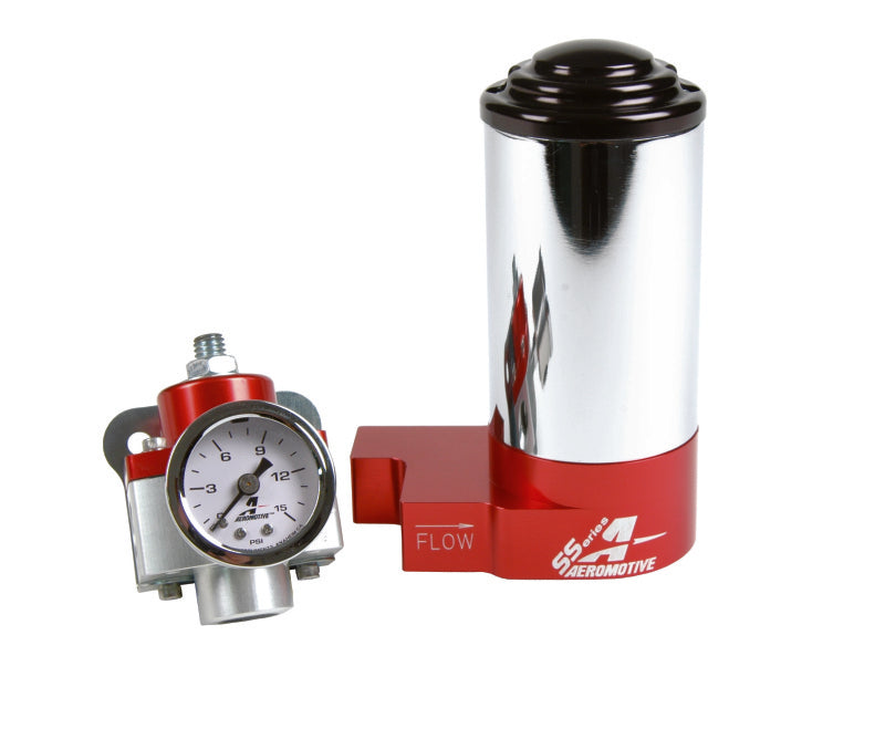 Aeromotive SS Fuel Pump & Regulator Kit (AN) (view 1)